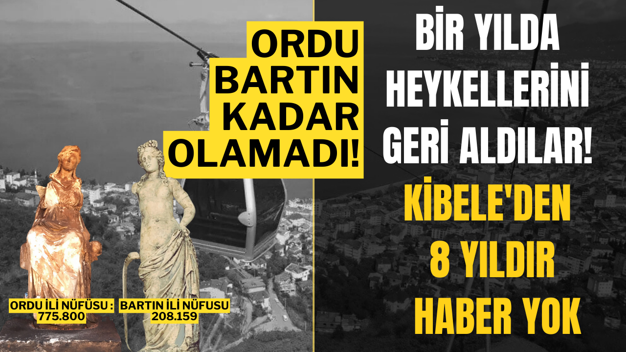 Ordu Bartın Kadar Olamadı! Bir Yılda Heykellerini Geri Aldılar! Kıbele’den 8 Yıldır Haber Yok – Ordu Olay Gazetesi