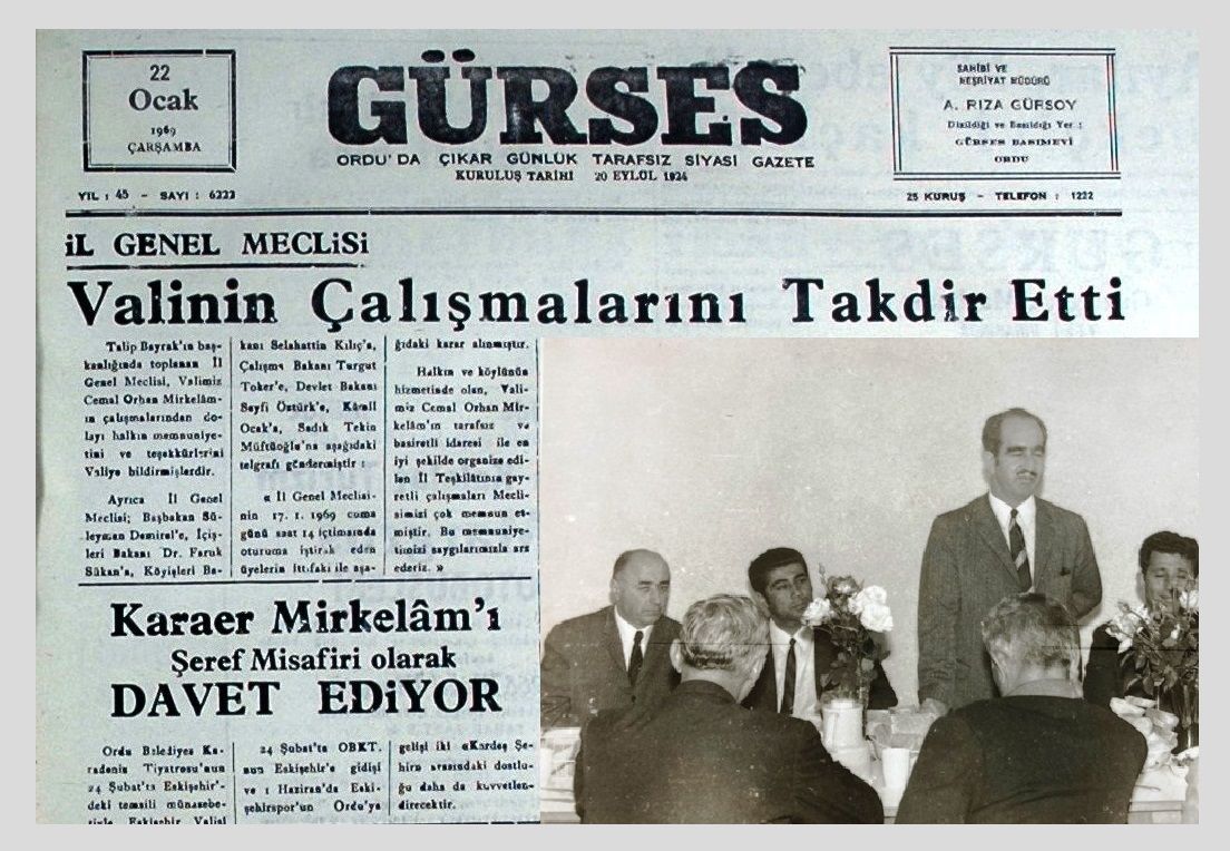 Ordu’da İz Bırakan Valiler – Ordu Olay Gazetesi