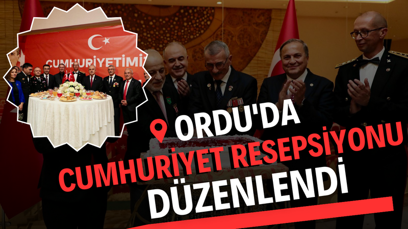 Ordu’da Cumhuriyet Resepsiyonu Düzenlendi – Ordu Olay Gazetesi