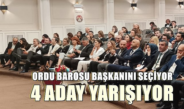 Ordu Barosu’nun Yeni Başkanı Seçiliyor, 4 Aday Yarışıyor – GÜNDEM