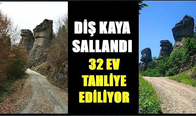 Ordu'da Diş Kayası Yerinden Oynadı, 32 Ev Tahliye Ediliyor!