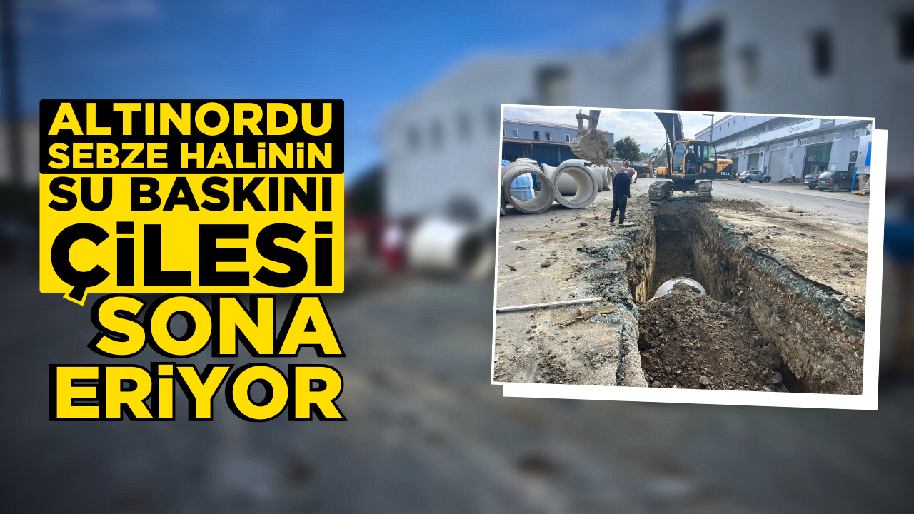 Altınordu Sebze Halinin Su Baskını Çilesi Sona Eriyor – Ordu Olay Gazetesi