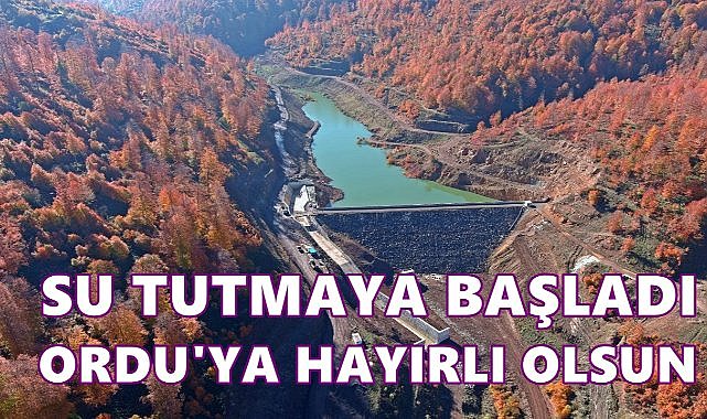 Kumru Barajı Su Tutmaya Başladı – GÜNDEM