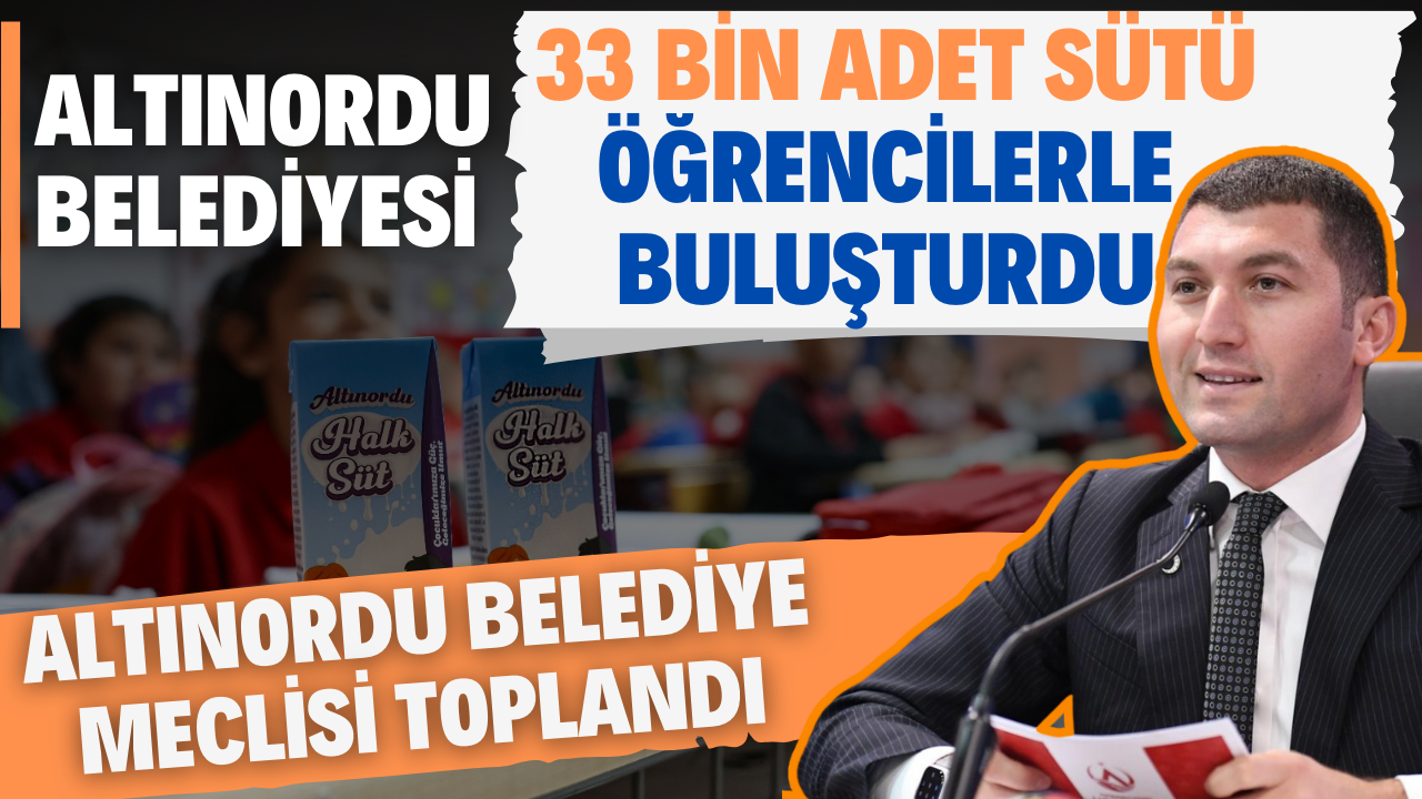 Altınordu Belediyesi 33 Bin Adet Sütü Öğrencilerle Buluşturdu – Ordu Olay Gazetesi