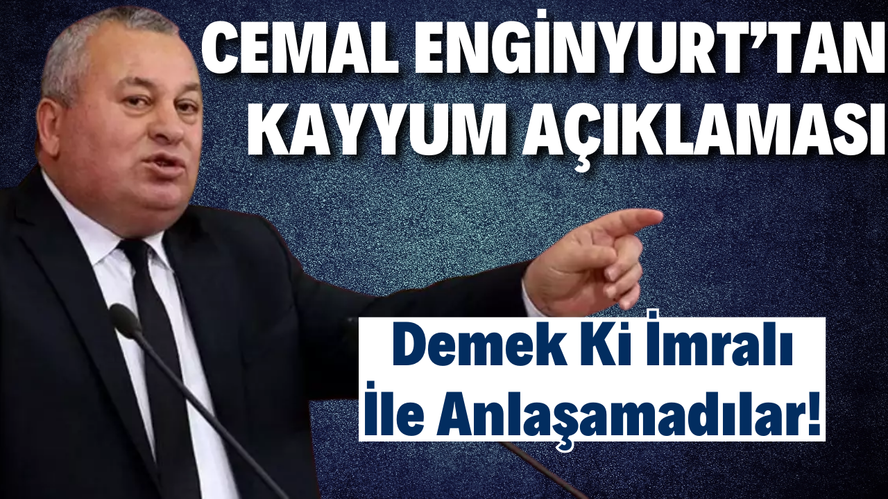 Cemal Enginyurt’tan Kayyum Açıklaması; “Demek Ki İmralı İle Anlaşamadılar!” – Ordu Olay Gazetesi