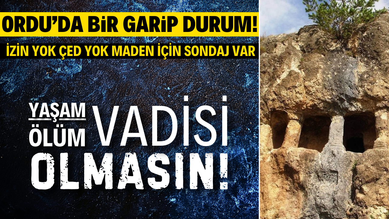 Ordu’da Bir Garip Durum! İzin Yok Çed Yok Maden İçin Sondaj Var Yaşam Vadisi Ölüm Vadisi Olmasın – Ordu Olay Gazetesi