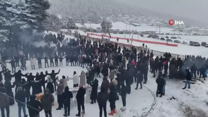 Keyfalan Yaylası’nda Kış Şenlikleri Renkli Görüntülerle Gerçekleşti