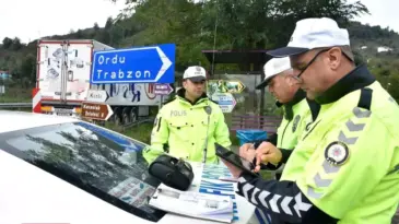 Ordu’da Trafik Denetimleri Sürüyor